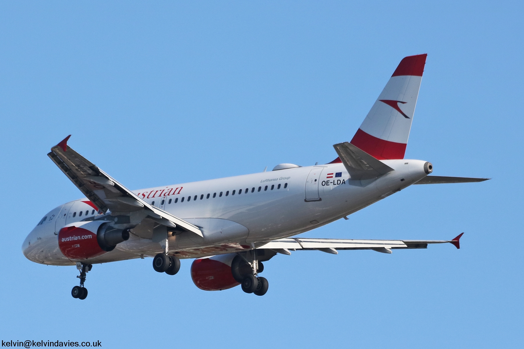 Austrian Airlines A319 OE-LDA