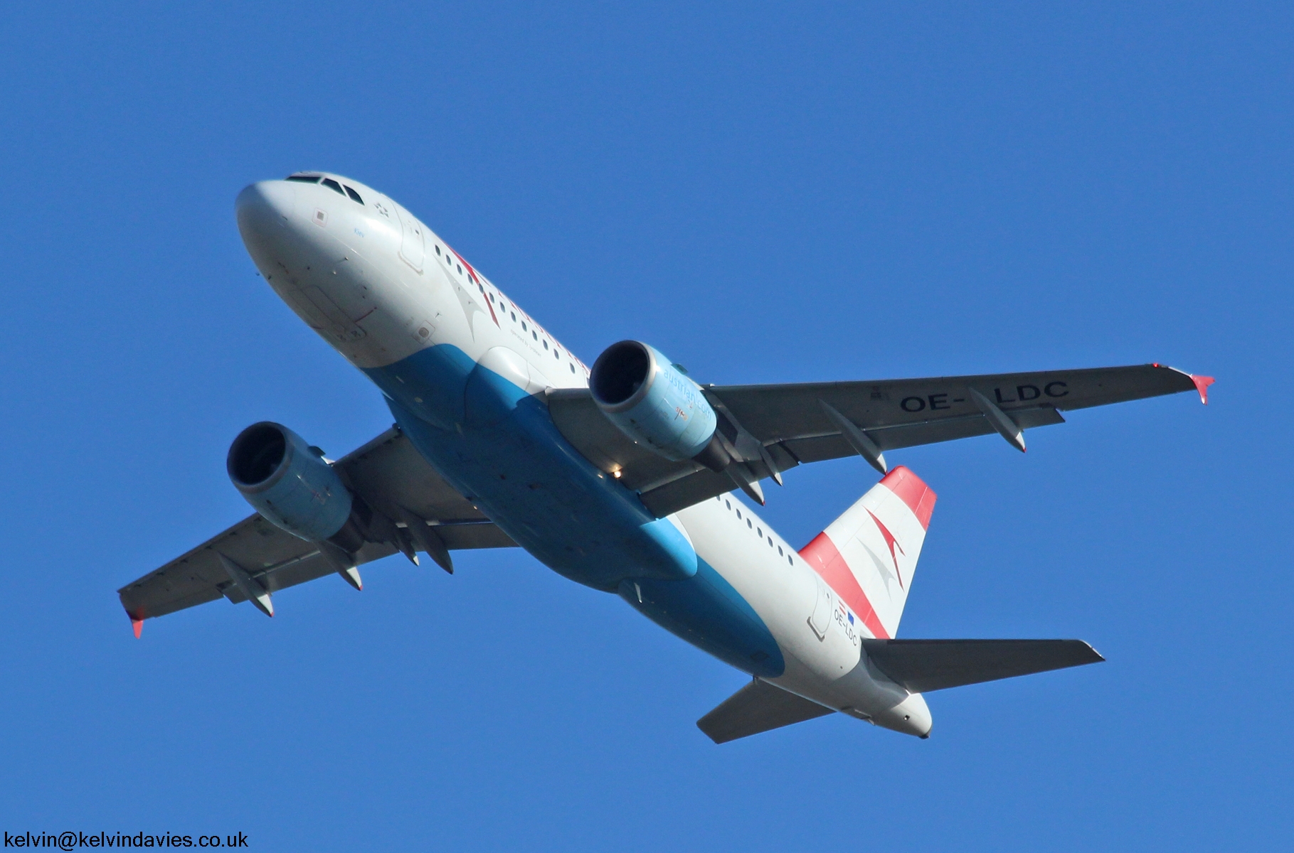 Austrian Airlines A319 OE-LDC