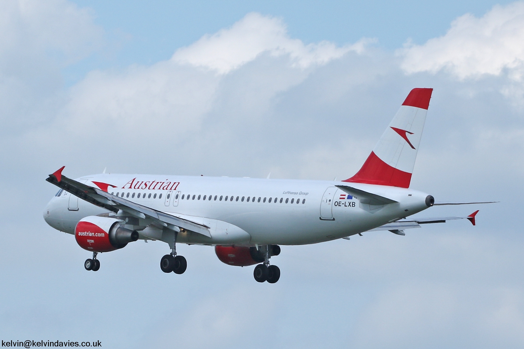 Austrian Airlines A320 OE-LXB