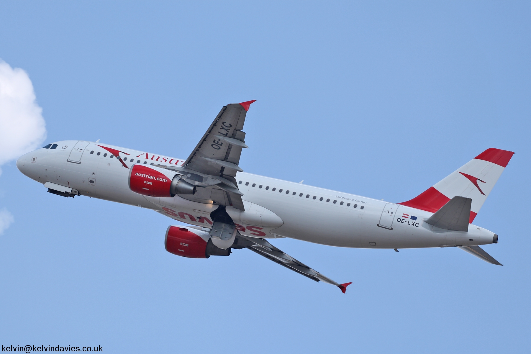 Austrian Airlines A320 OE-LXC