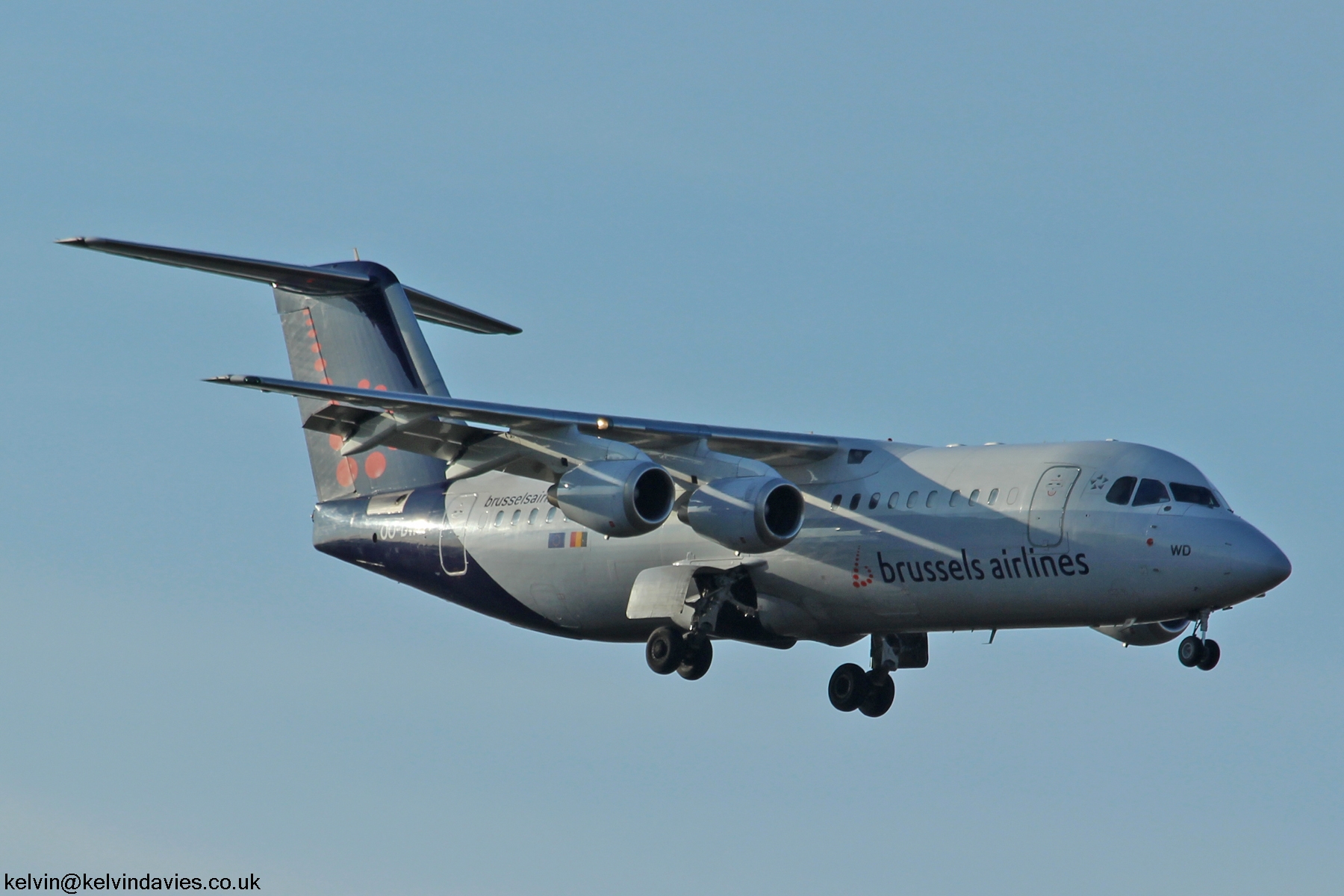 Brussels Airlines RJ100 OO-DWD