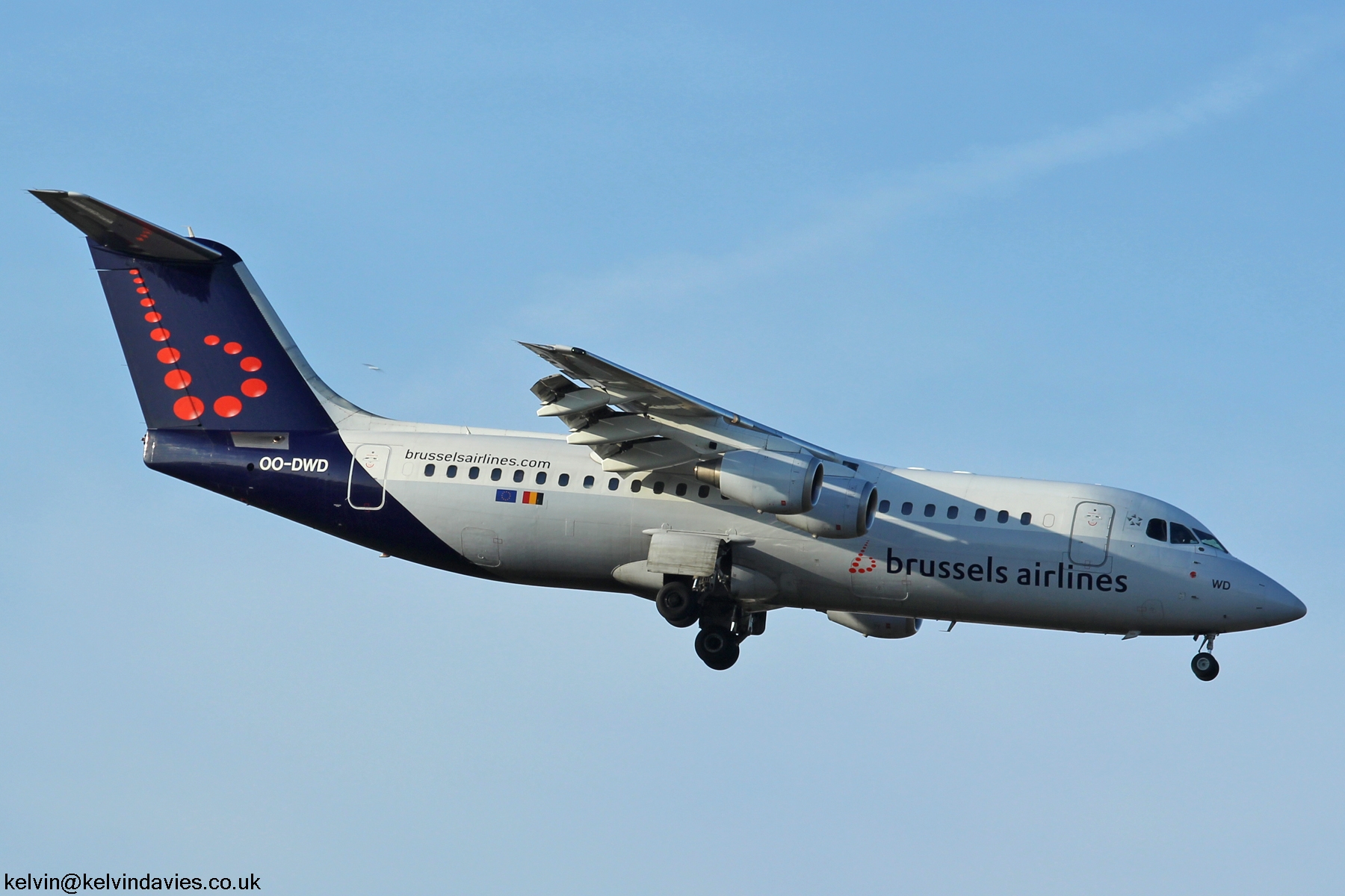 Brussels Airlines RJ100 OO-DWD