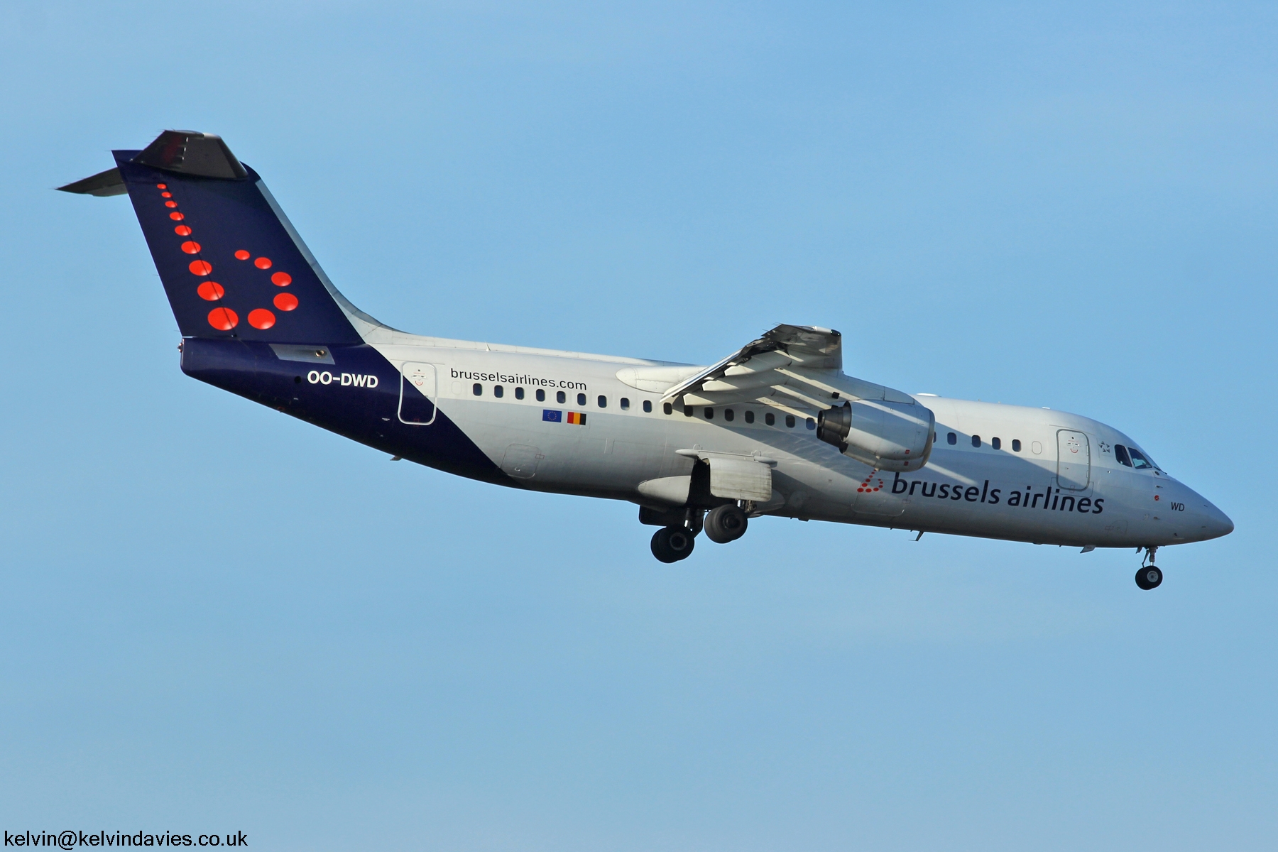 Brussels Airlines RJ100 OO-DWD