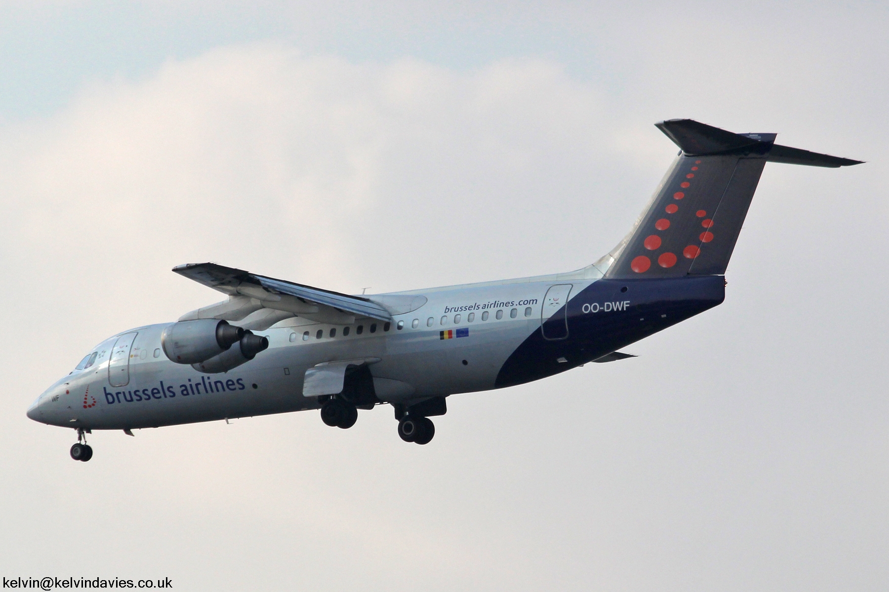 Brussels Airlines Avro 146 OO-DWF