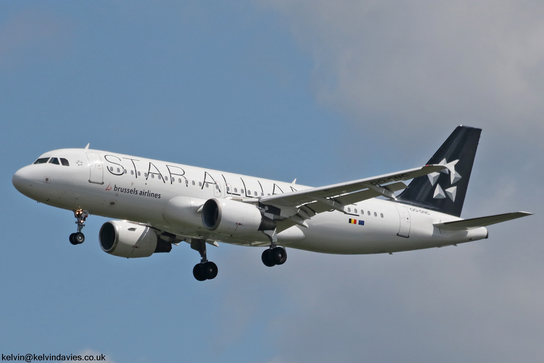 Brussels Airlines A320 OO-SNC