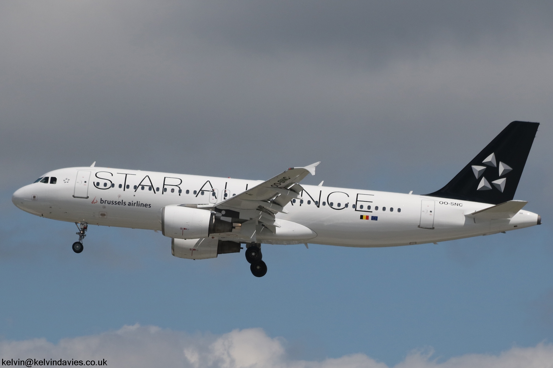 Brussels Airlines A320 OO-SNC