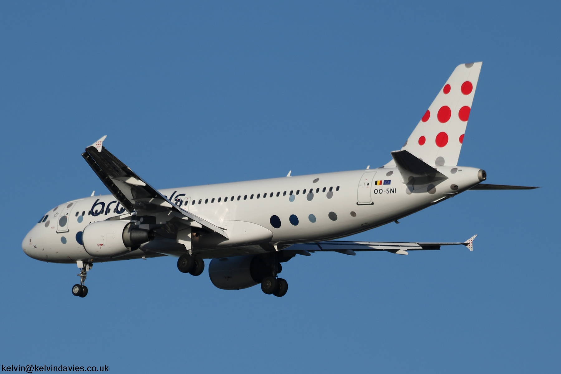 Brussels Airlines A320 OO-SNI