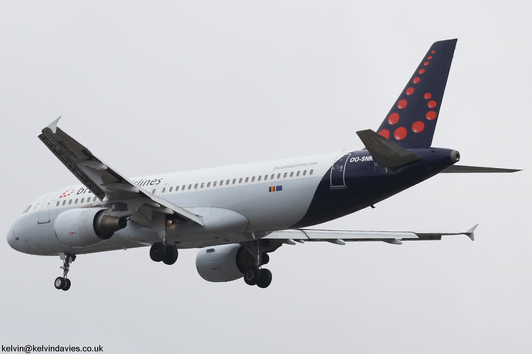 Brussels Airlines A320 OO-SNK