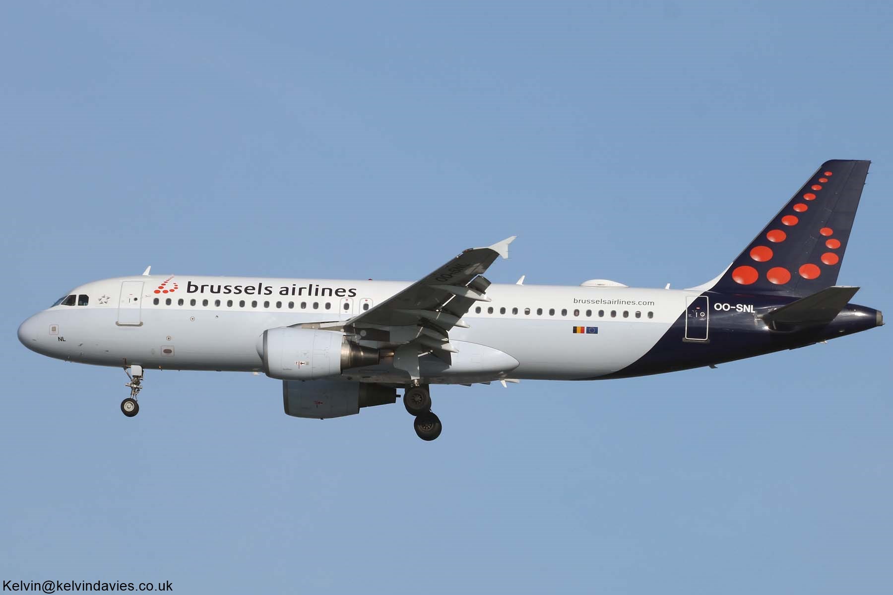Brussels Airlines A320 OO-SNL