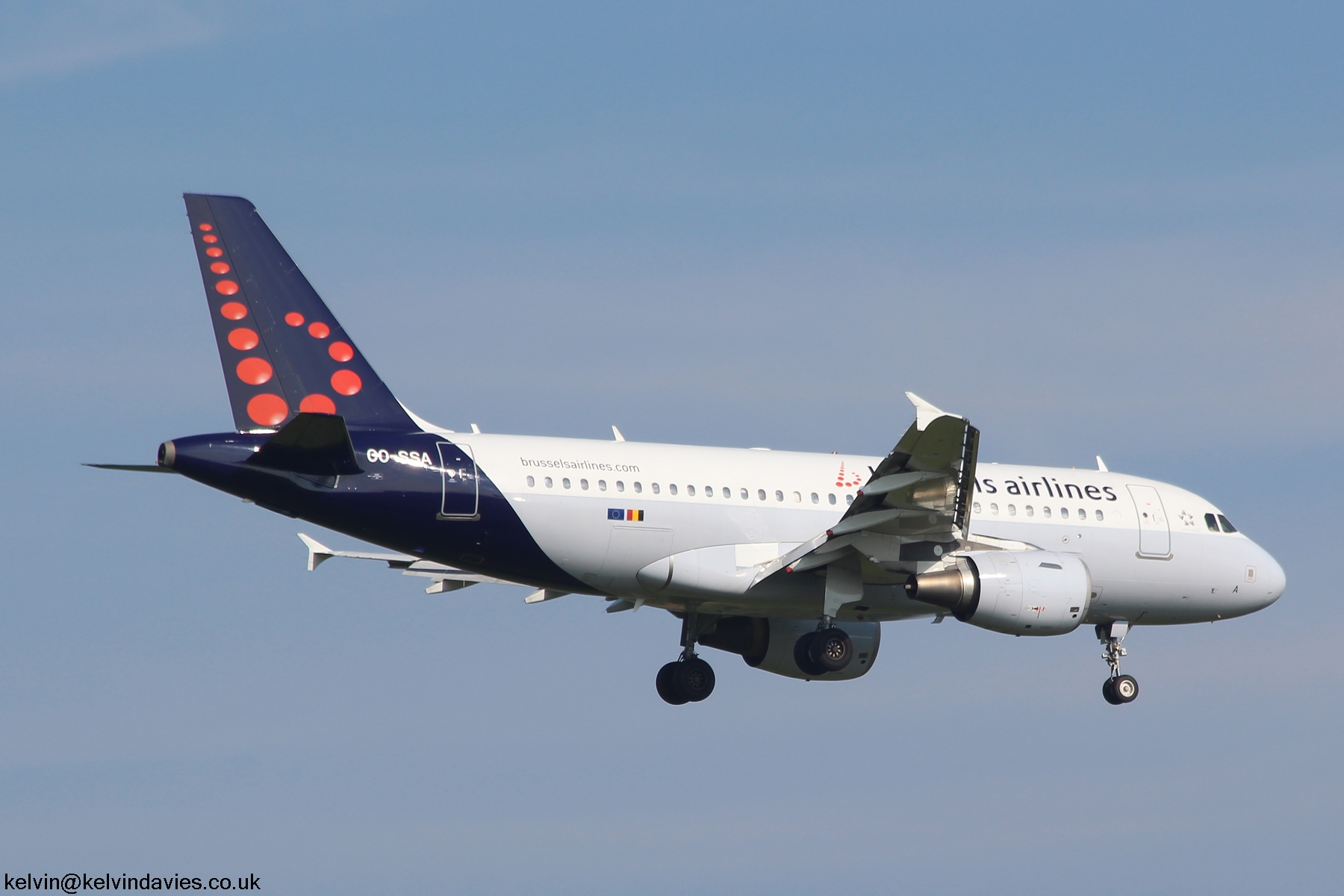 Brussels Airlines A319 OO-SSA