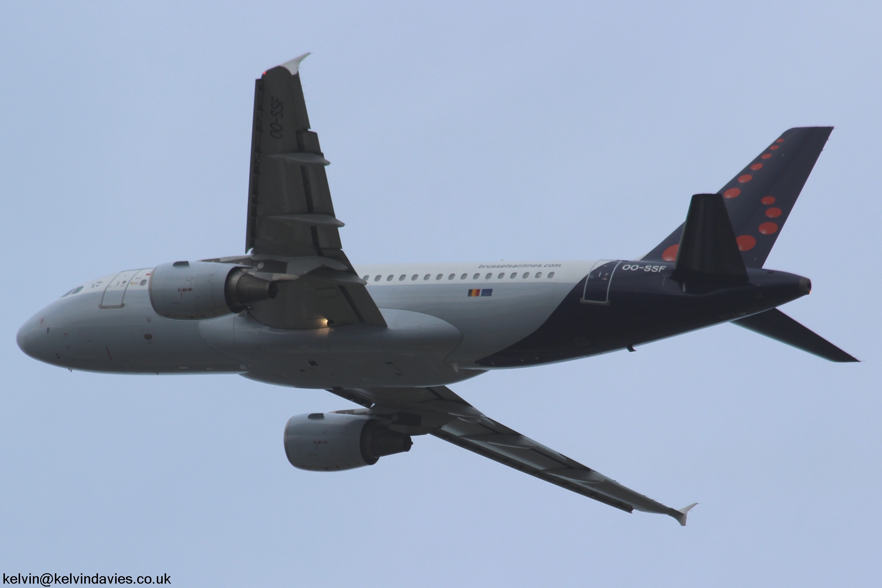 Brussels Airlines A319 OO-SSF