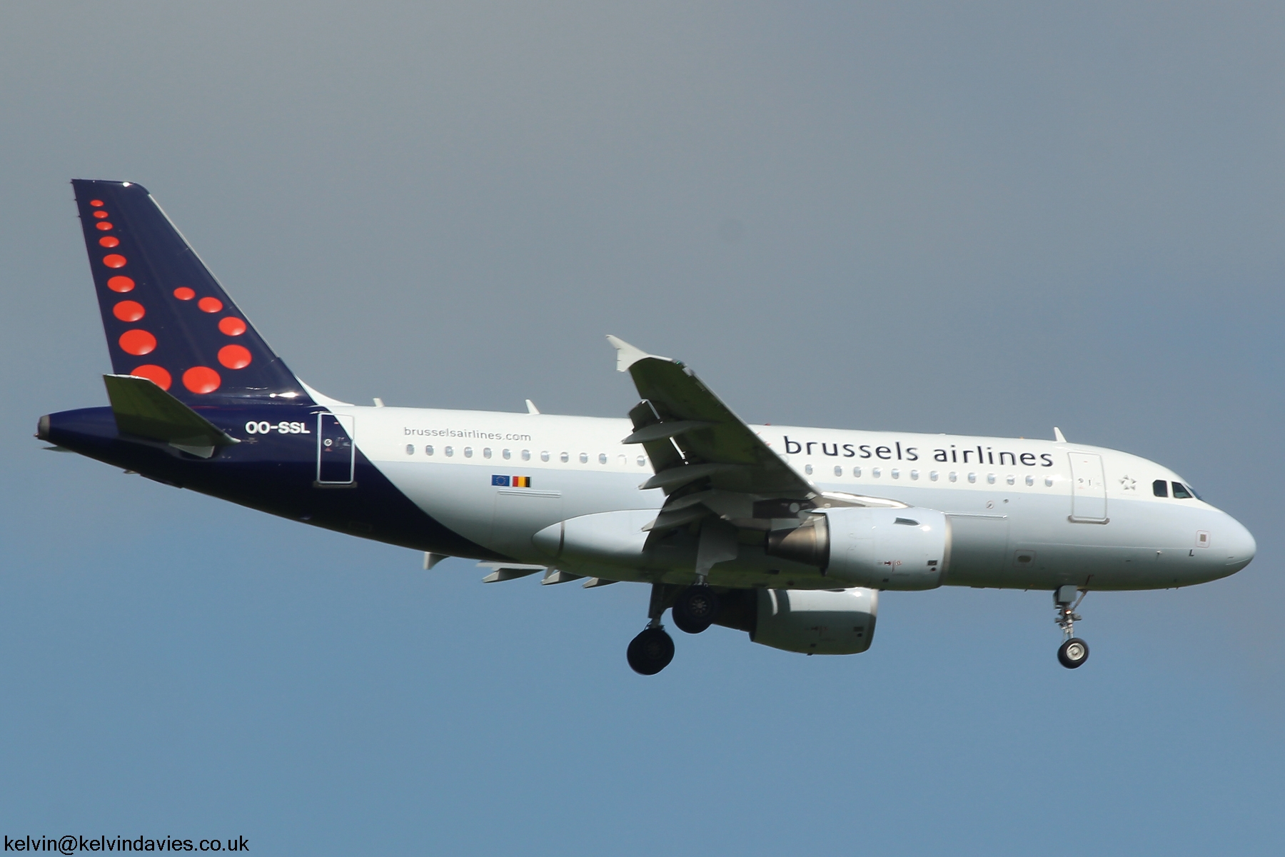 Brussels Airlines A319 OO-SSL