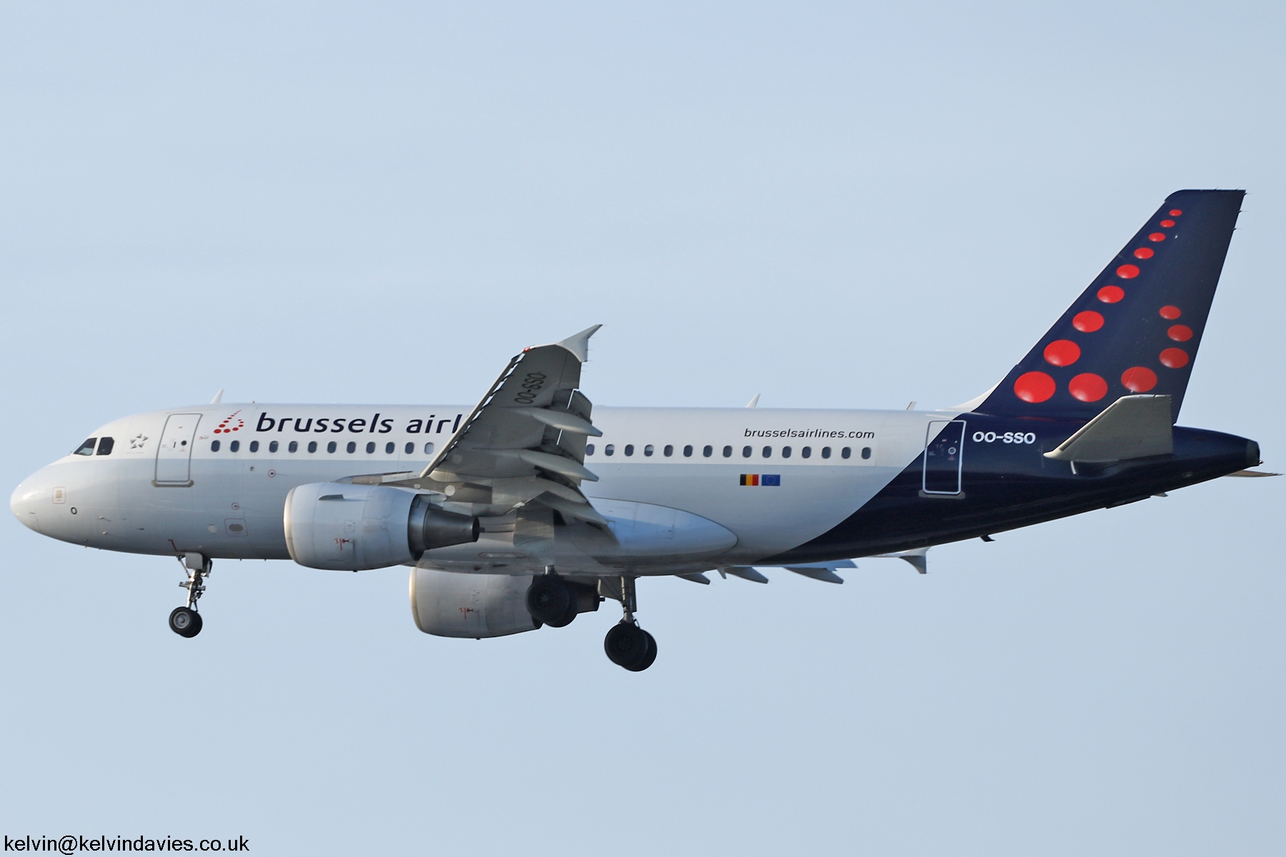 Brussels Airlines A319 OO-SSO