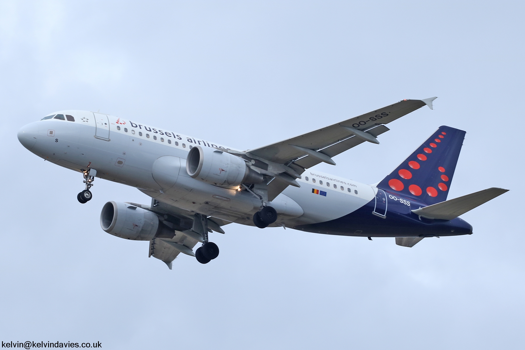 Brussels Airlines A319 OO-SSS