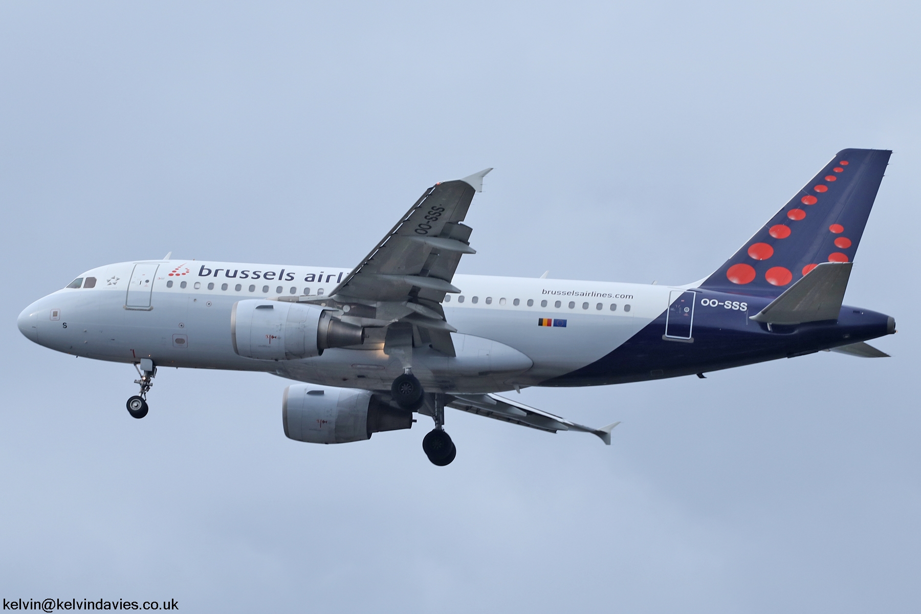Brussels Airlines A319 OO-SSS