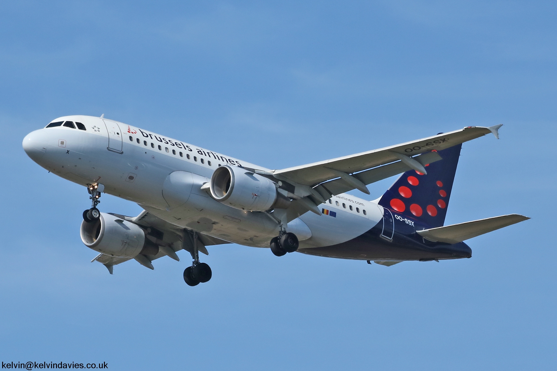 Brussels Airlines A319 OO-SSX