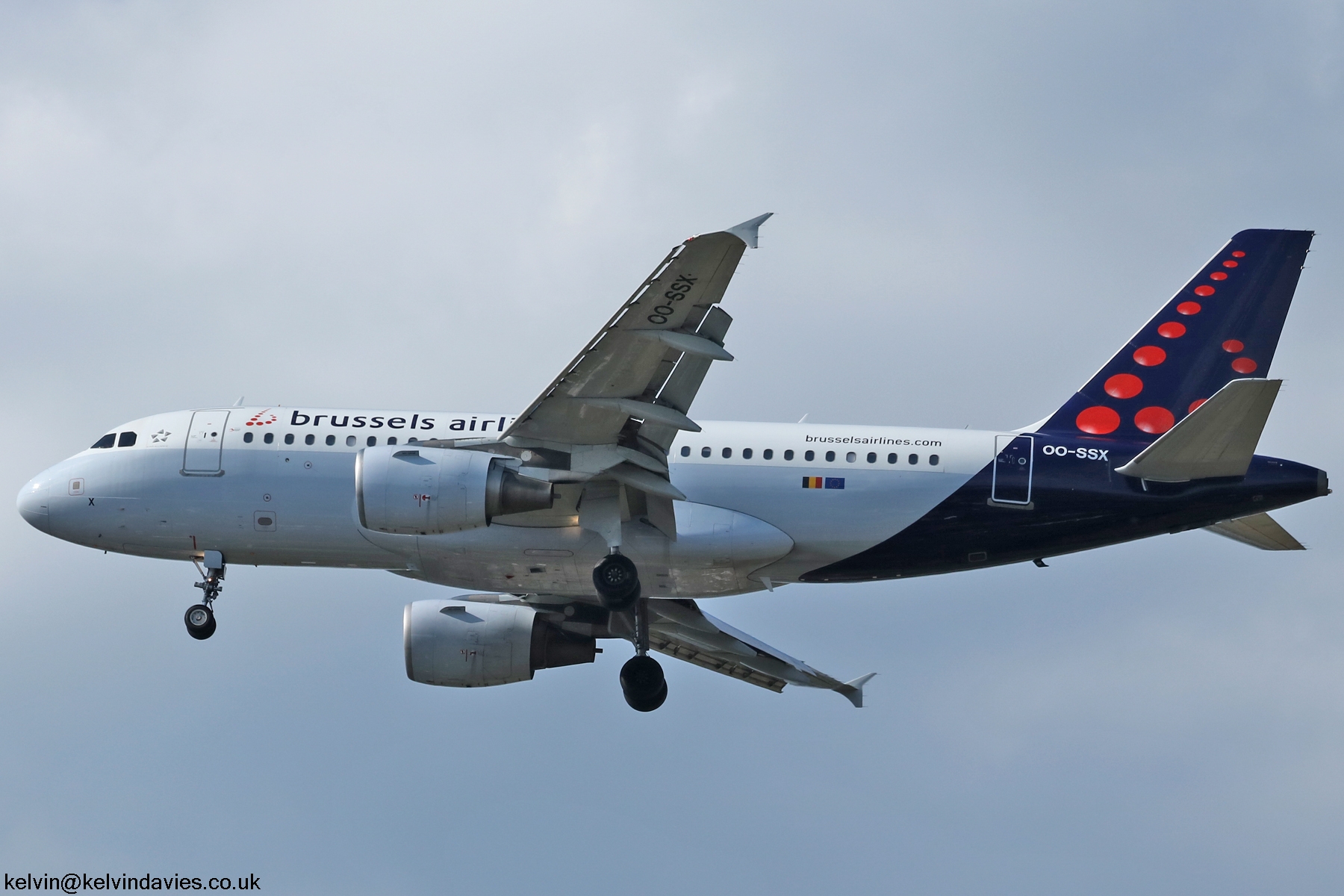 Brussels Airlines A319 OO-SSX