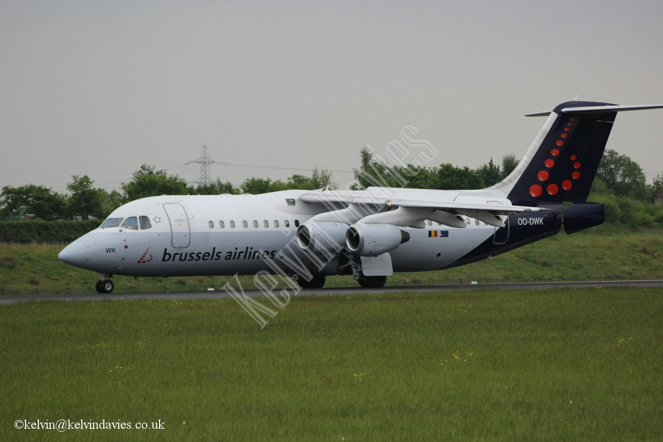 Brussels Airlines Avro RJ100 OO-DWK