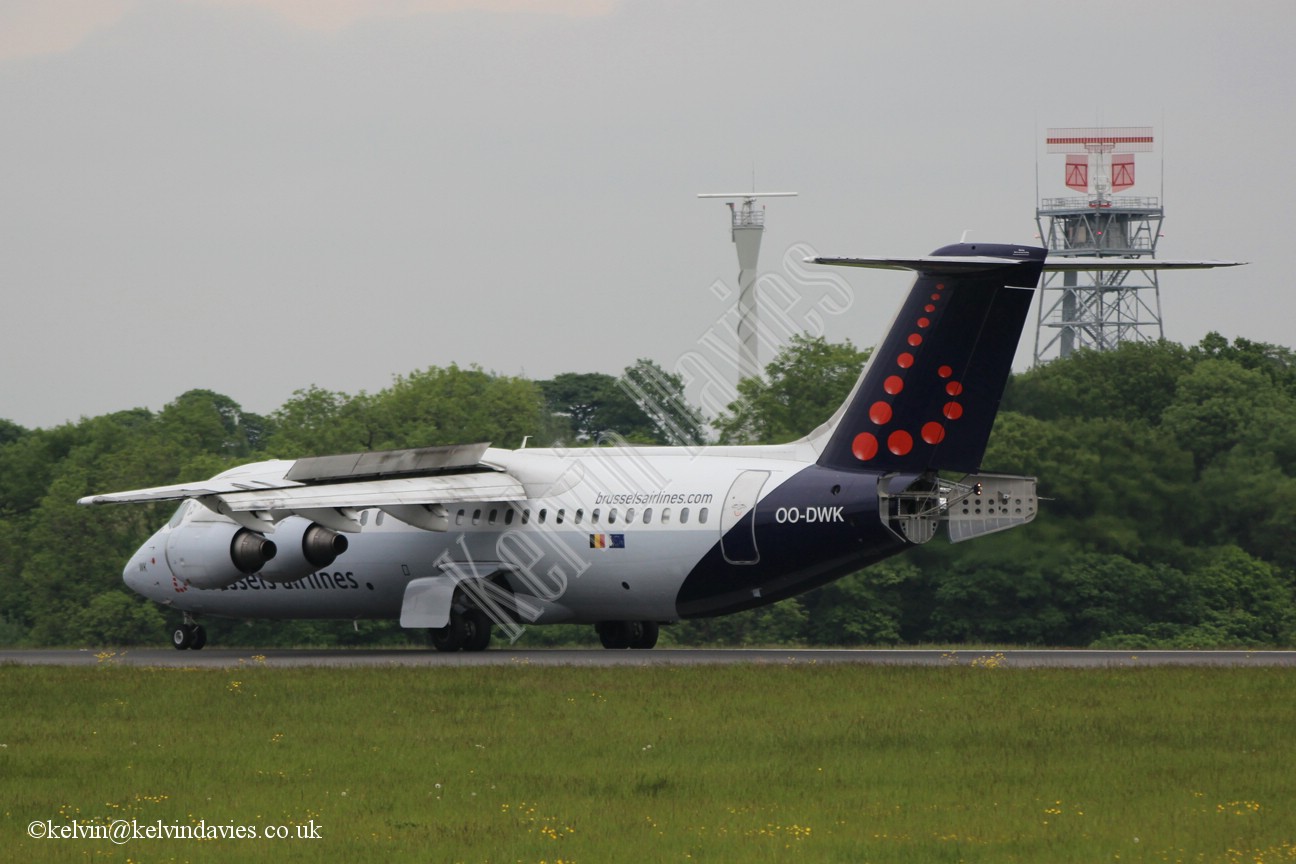 Brussels Airlines Avro RJ100 OO-DWK