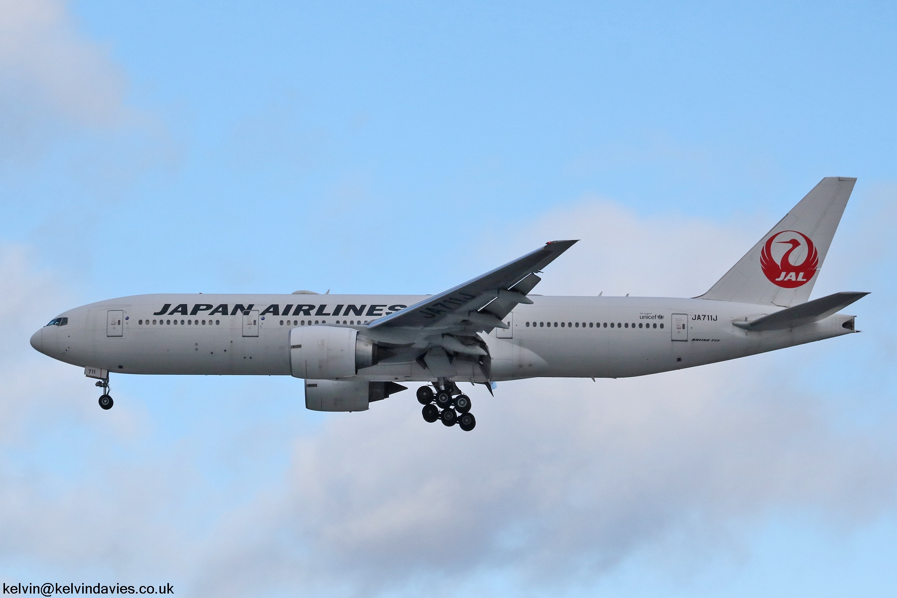Japan Airlines 777 JA711J