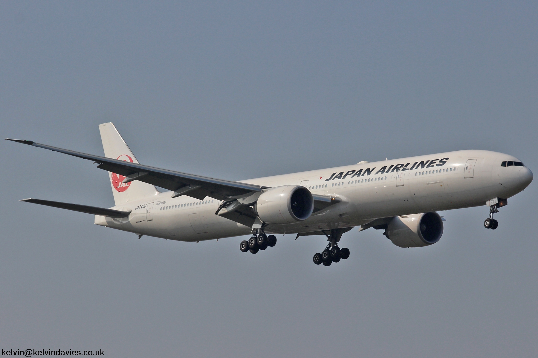 Japan Airlines 777 JA743J
