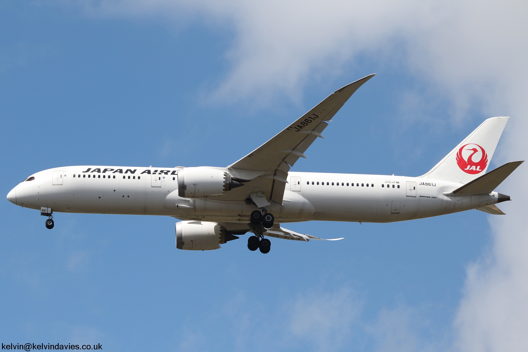 Japan Airlines 787 JA861J