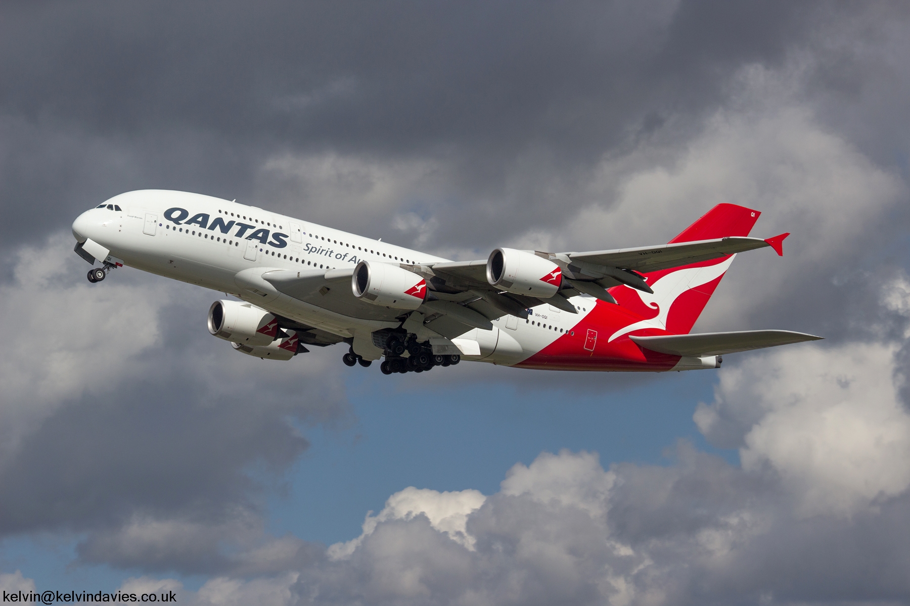 Qantas A380 VH-OQI