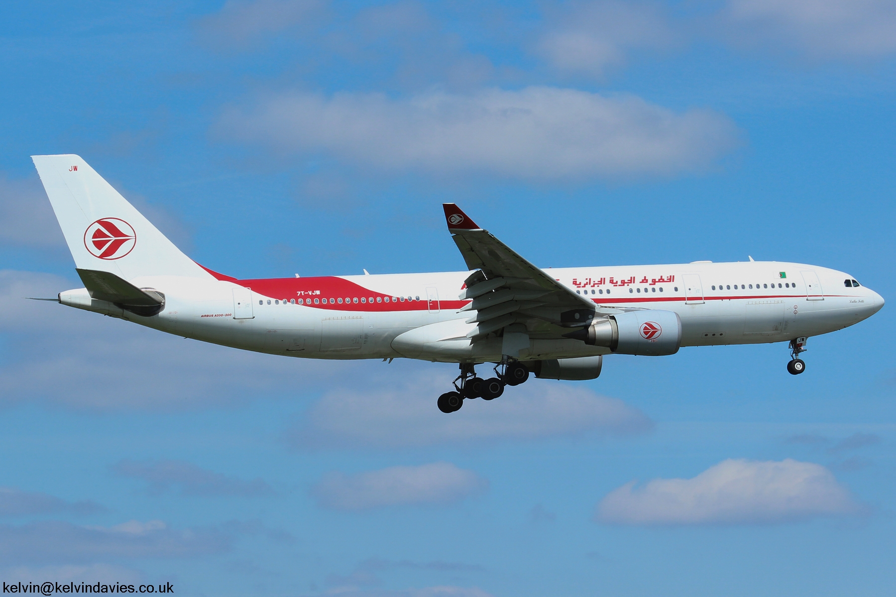 Air Algerie A330 7T-VJW