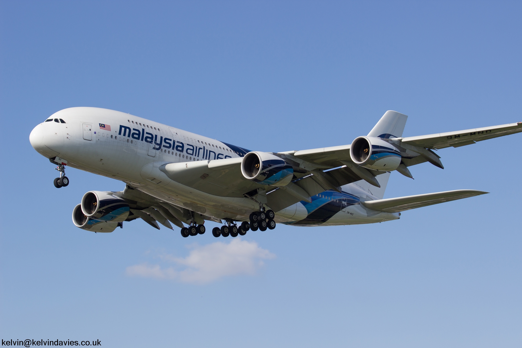 Malaysia Airlines A380 9M-MND