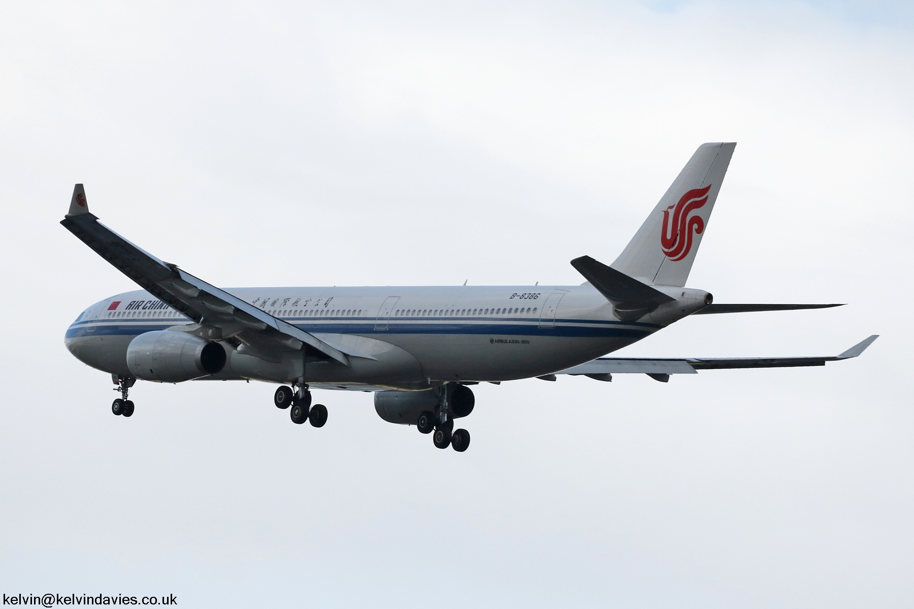 Air China A330 B-8386