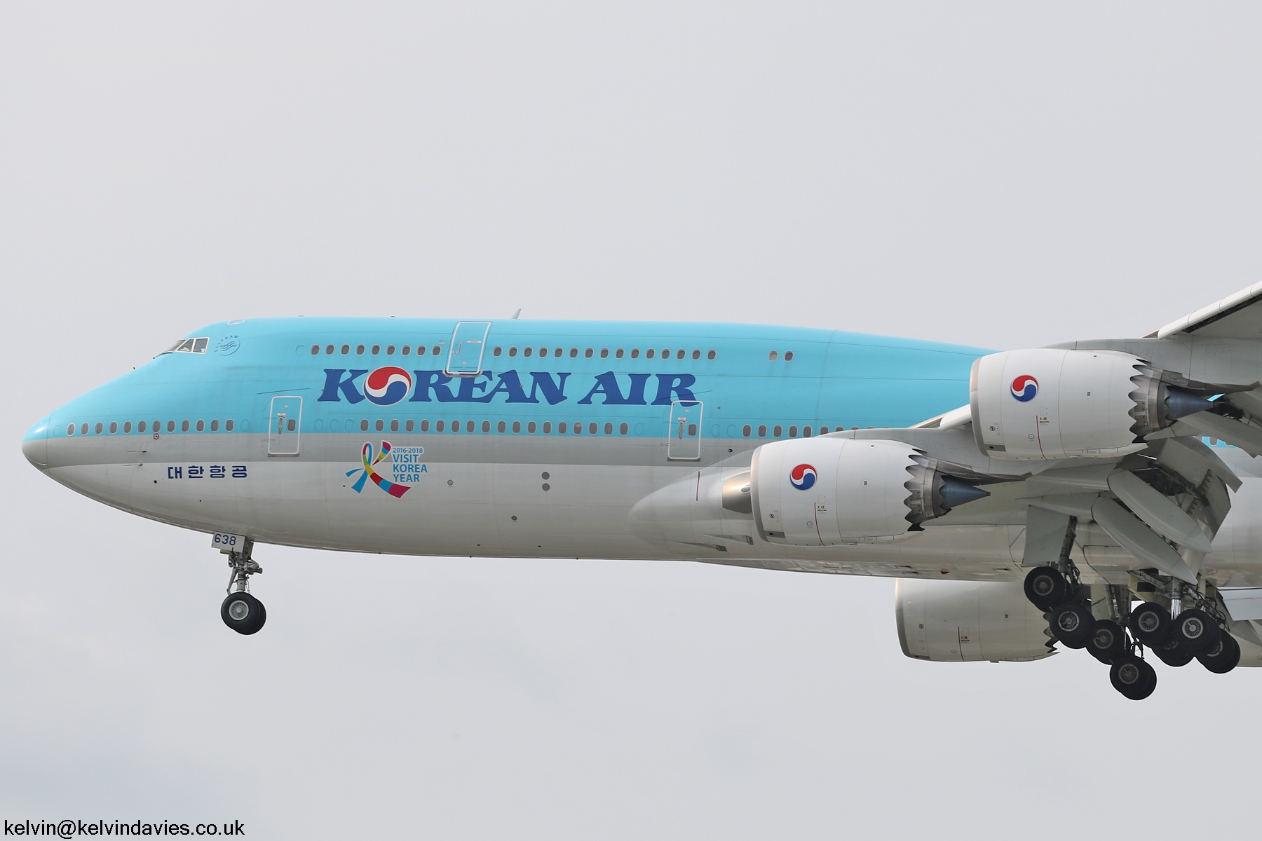 Korean Air 747 HL7638