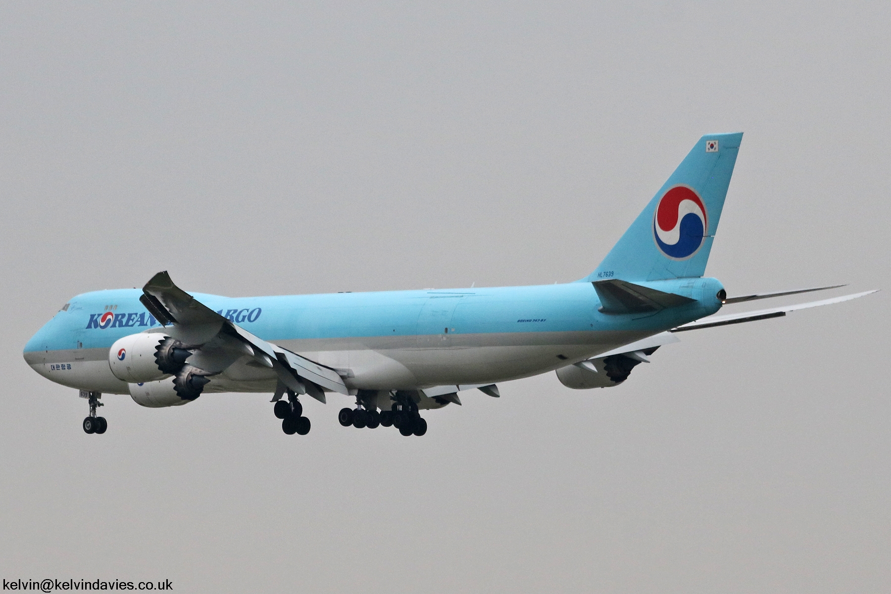 Korean Air Cargo 747 HL7639
