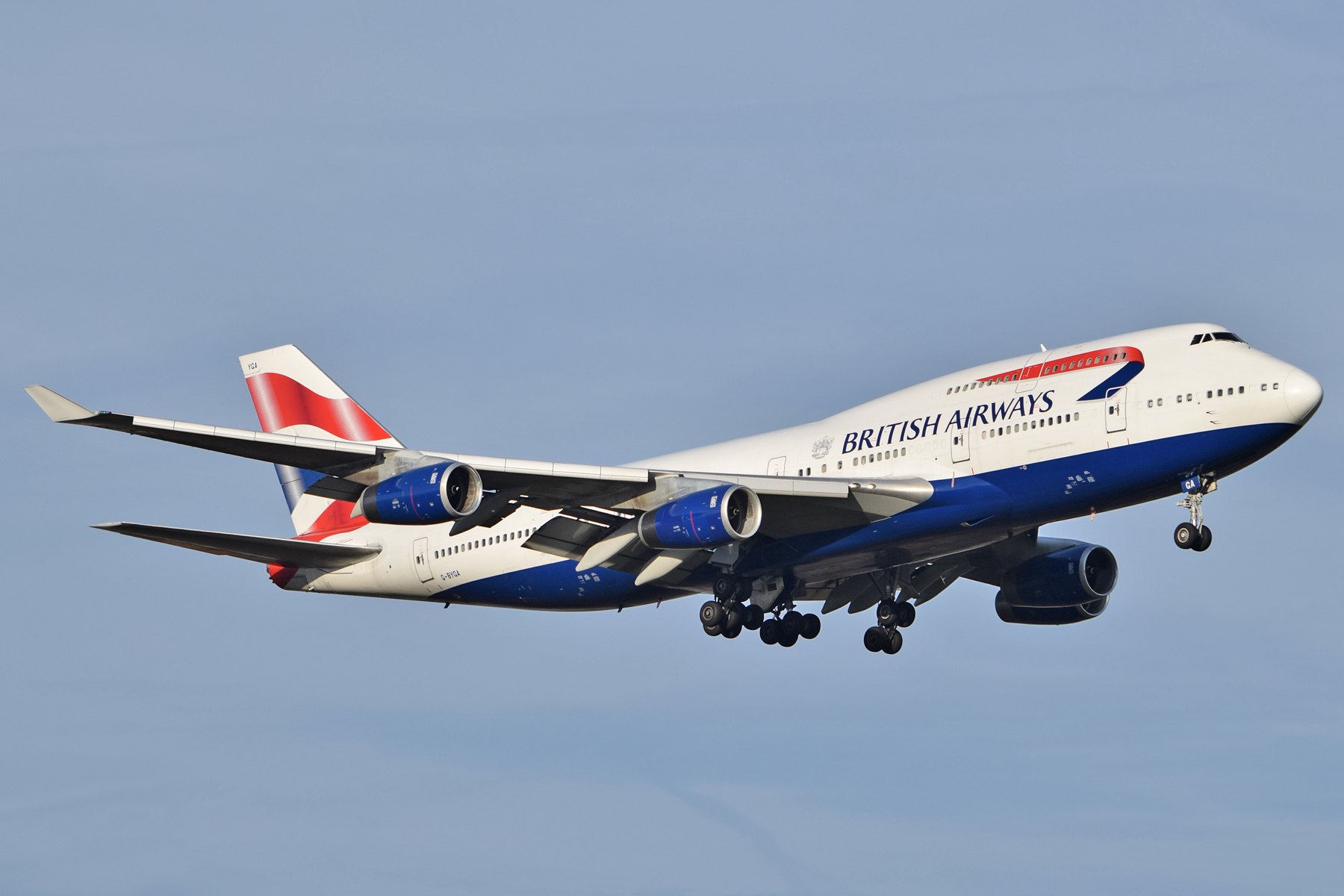 G-BYGA British Airways B747