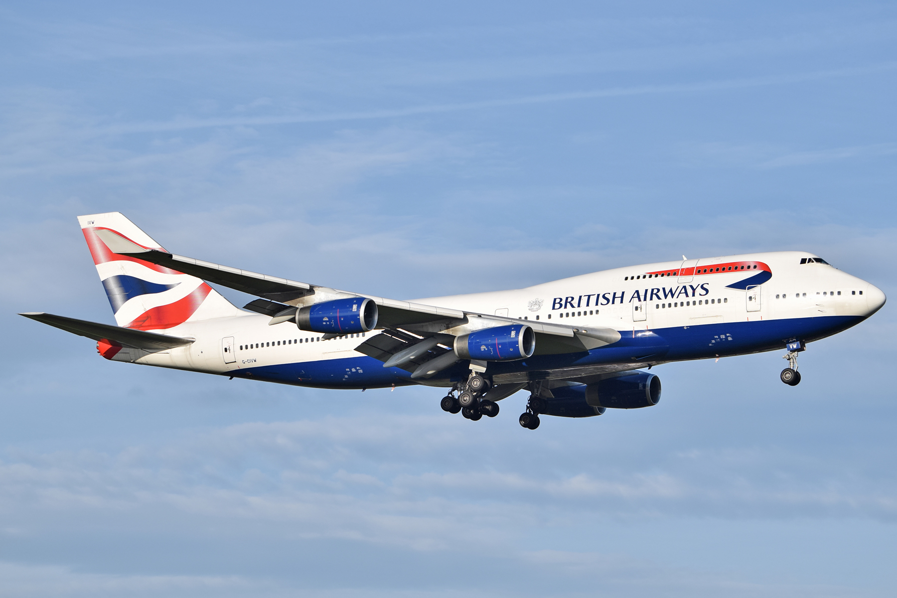 G-CIVW British Airways B747