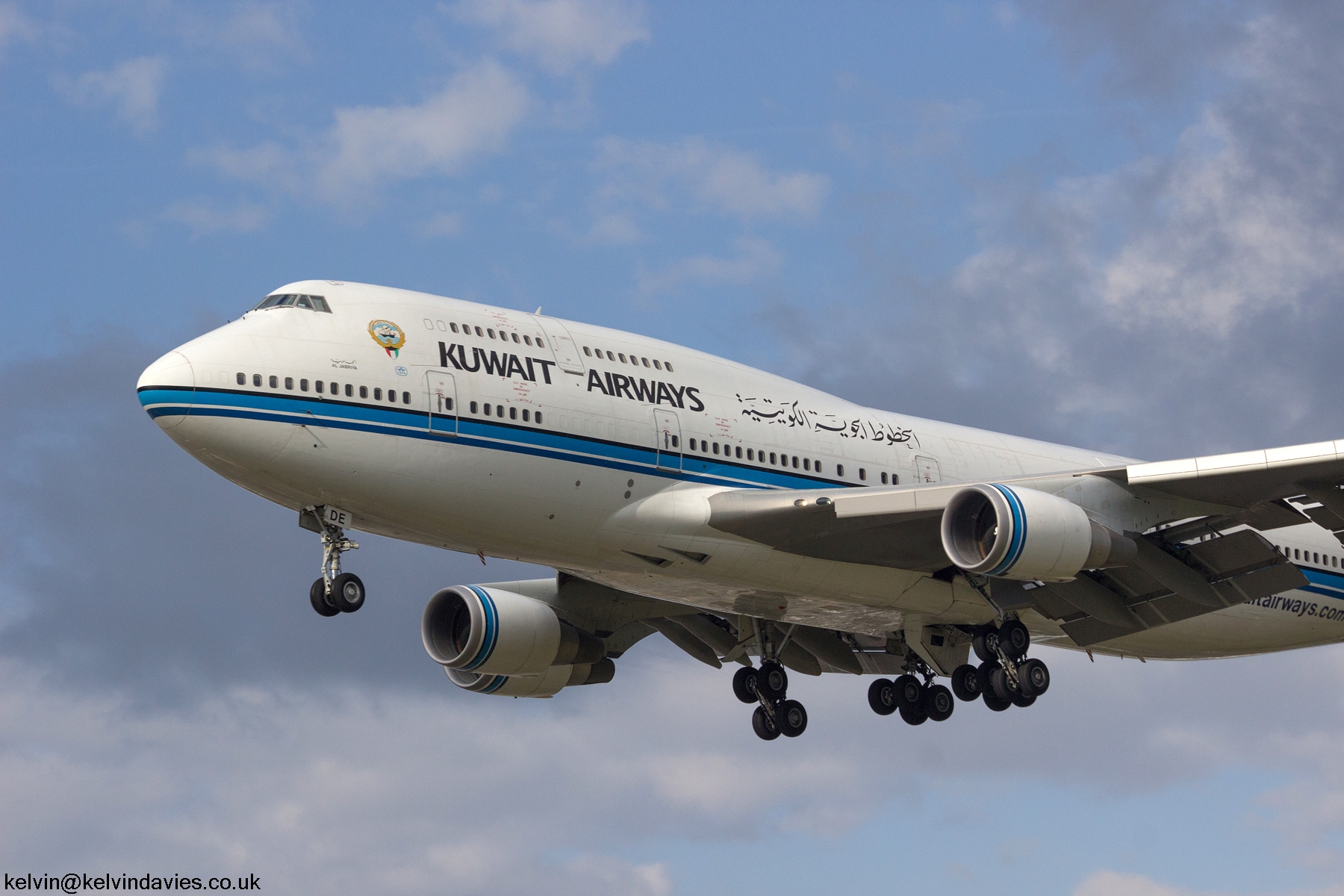 Kuwait Airways 747 9K-ADE
