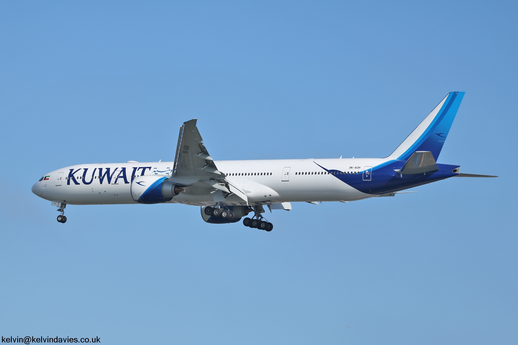 Kuwait Airways 777 9K-AOH