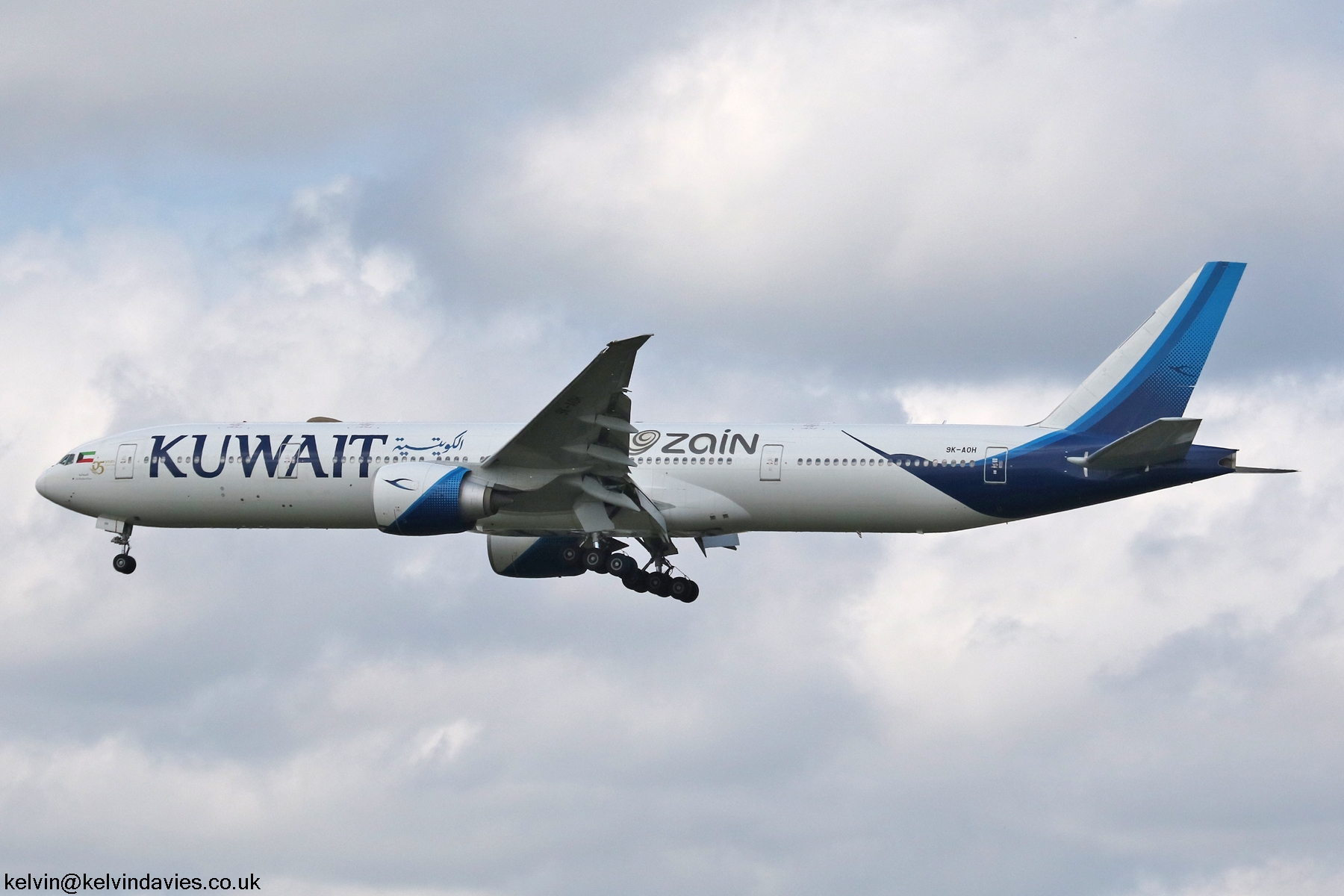 Kuwait Airways 777 9K-AOH