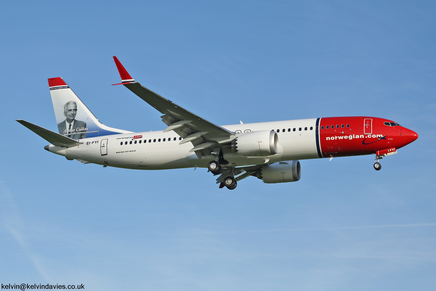 Norwegian Air International 737MAX EI-FYI