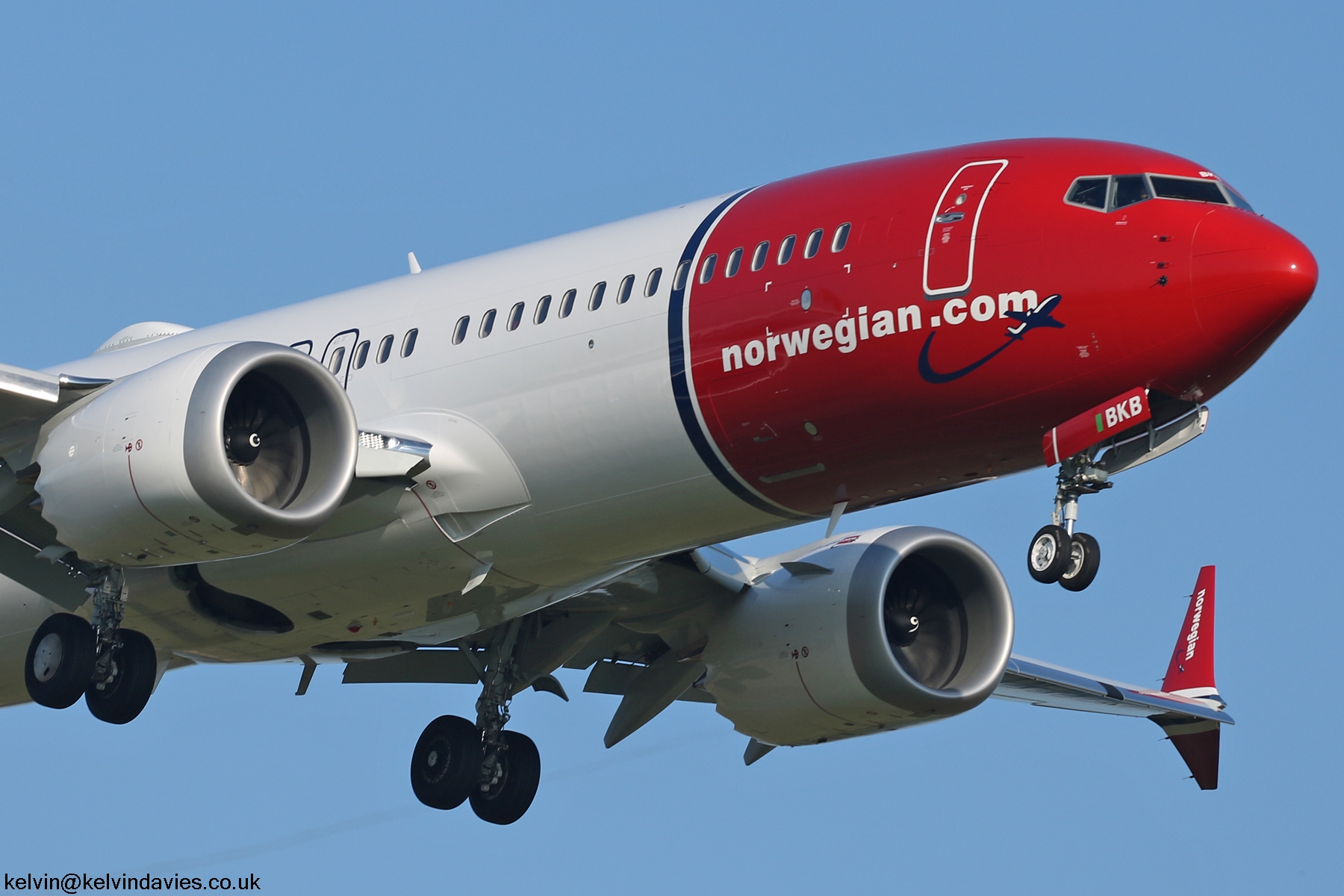 Norwegian 737MAX LN-BKB