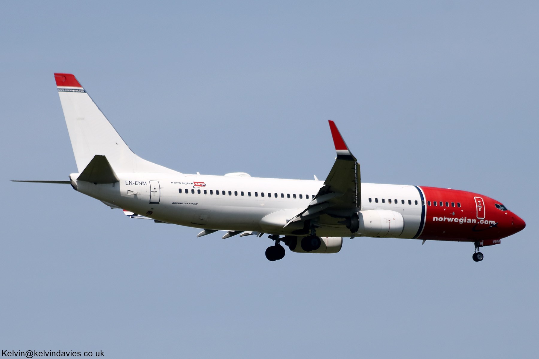Norwegian 737NG LN-ENM