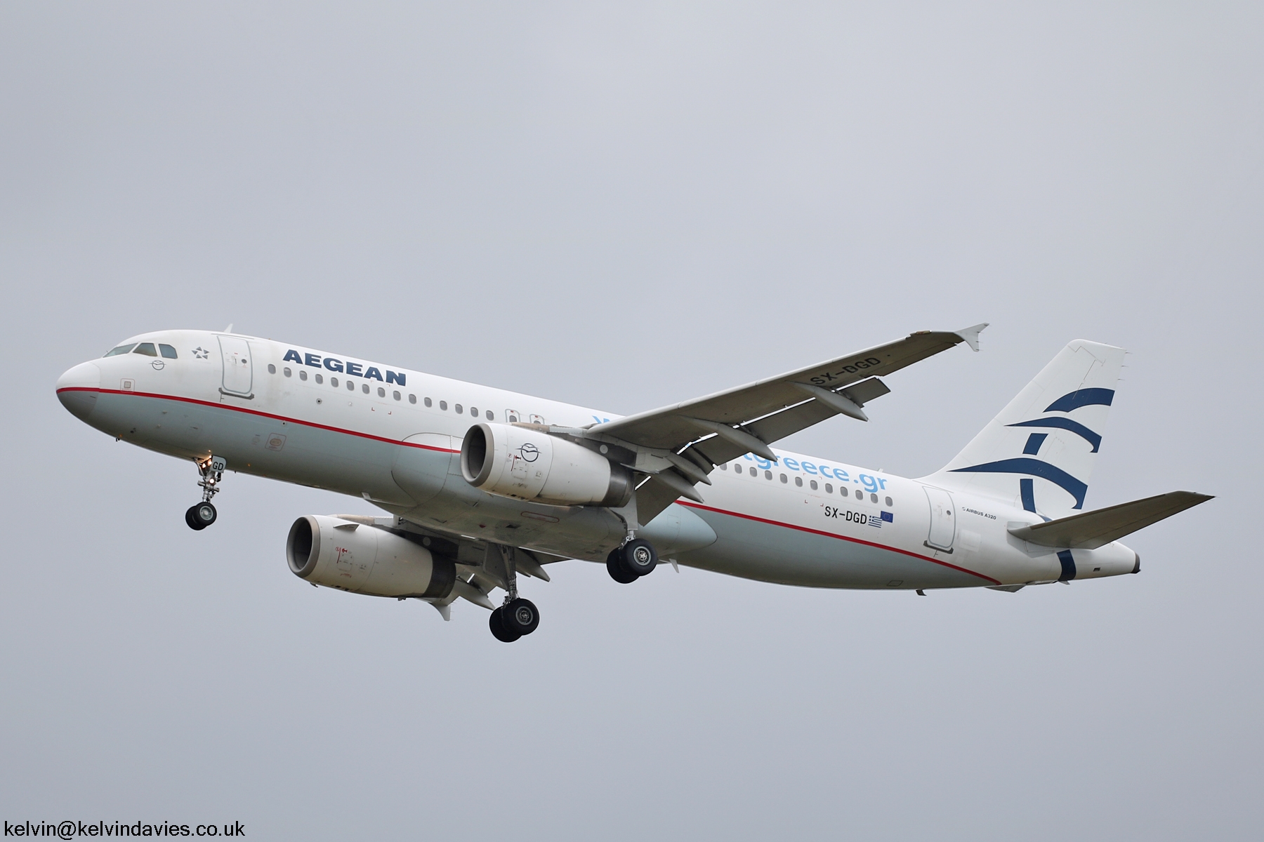 Aegean Airlines A320 SX-DGD