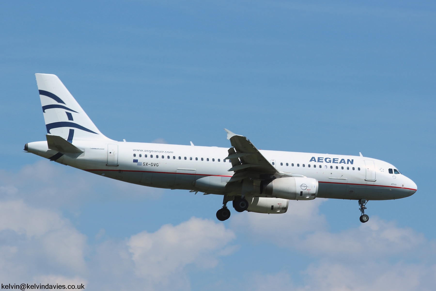 Aegean Airlines A320 SX-DVG