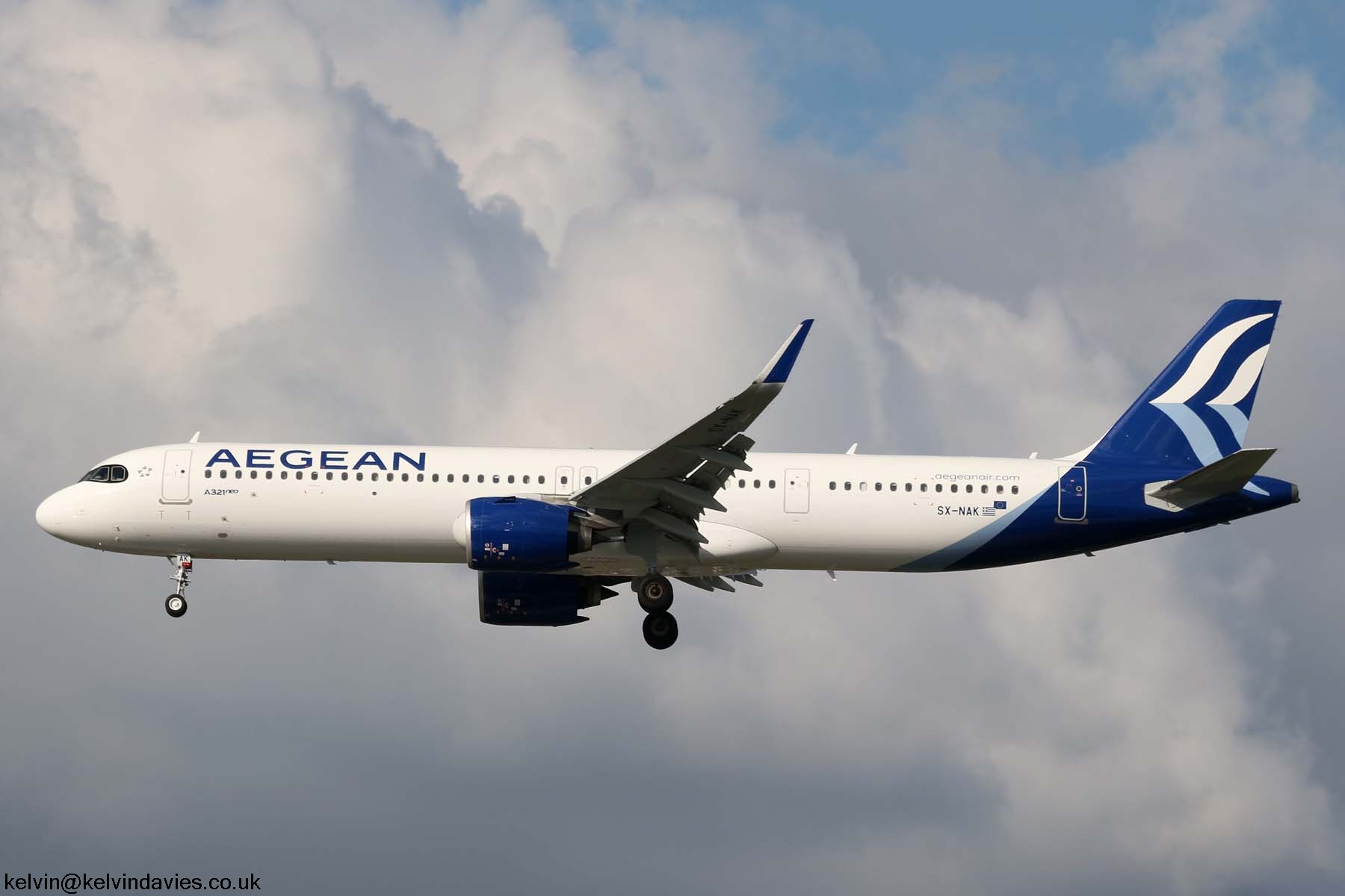 Aegean Airlines A321 SX-NAK