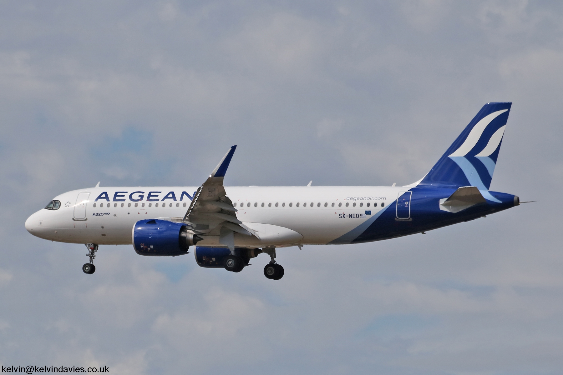 Aegean Airlines A320 NEO SX-NEO