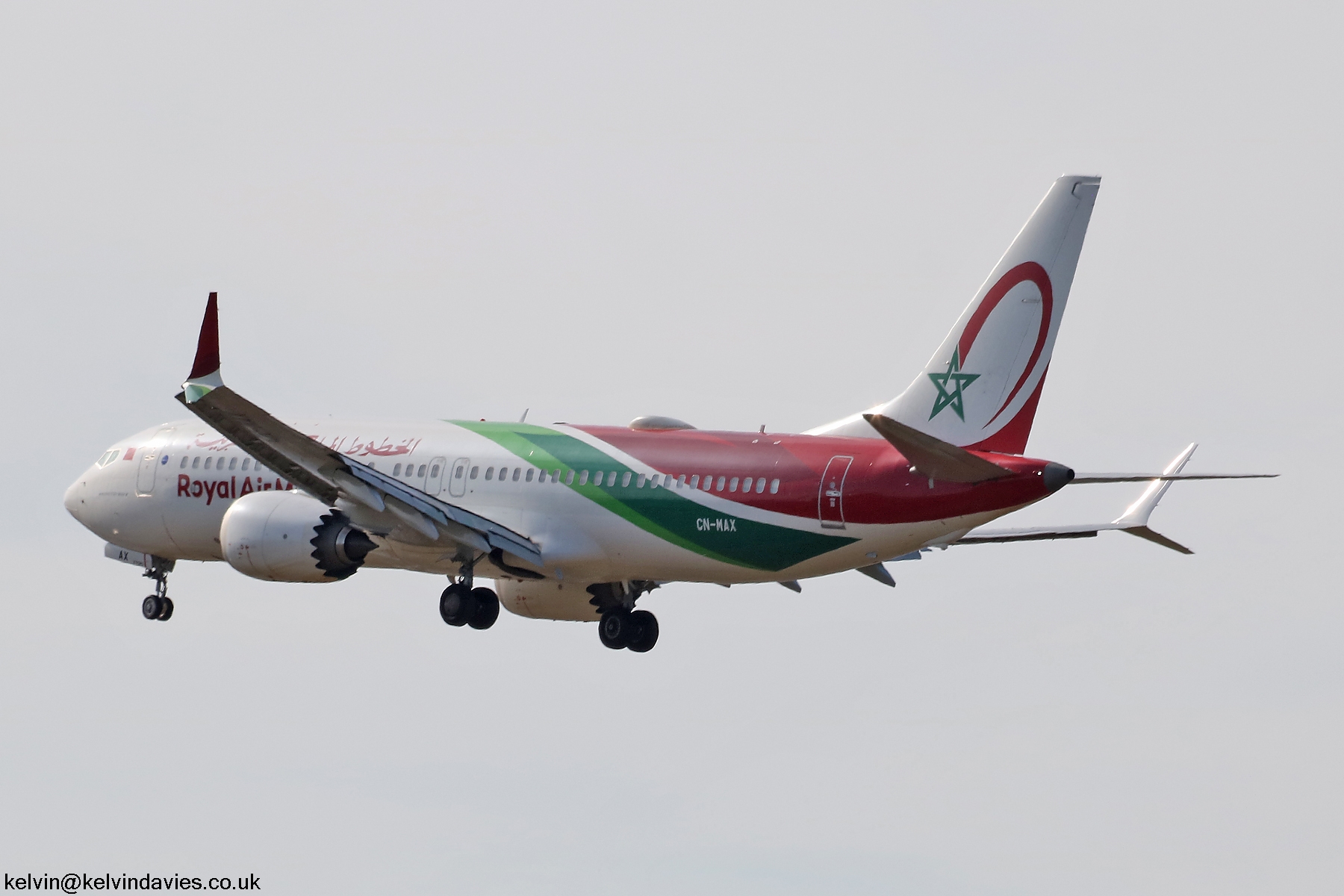 Royal Air Maroc 737MAX CN-MAX