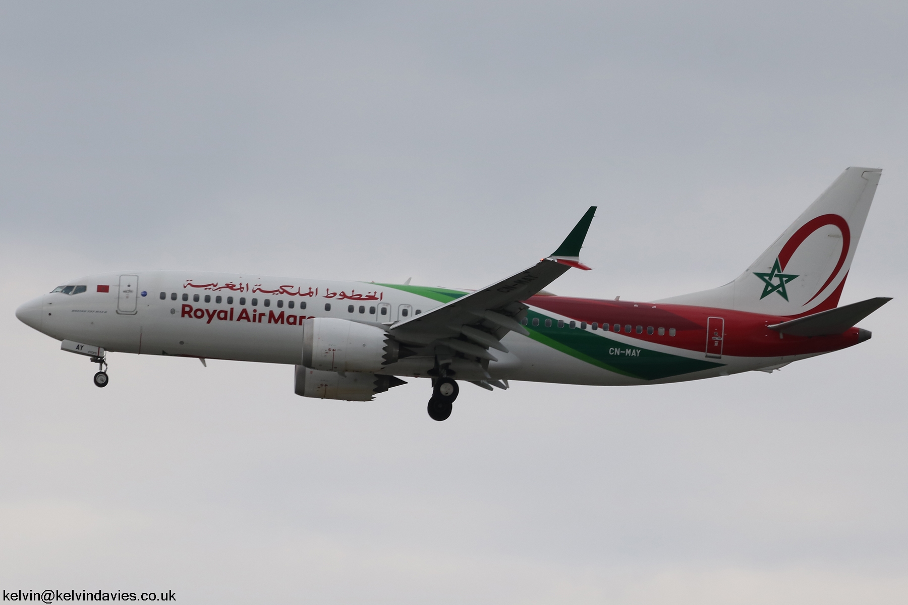 Royal Air Maroc 737MAX CN-MAY
