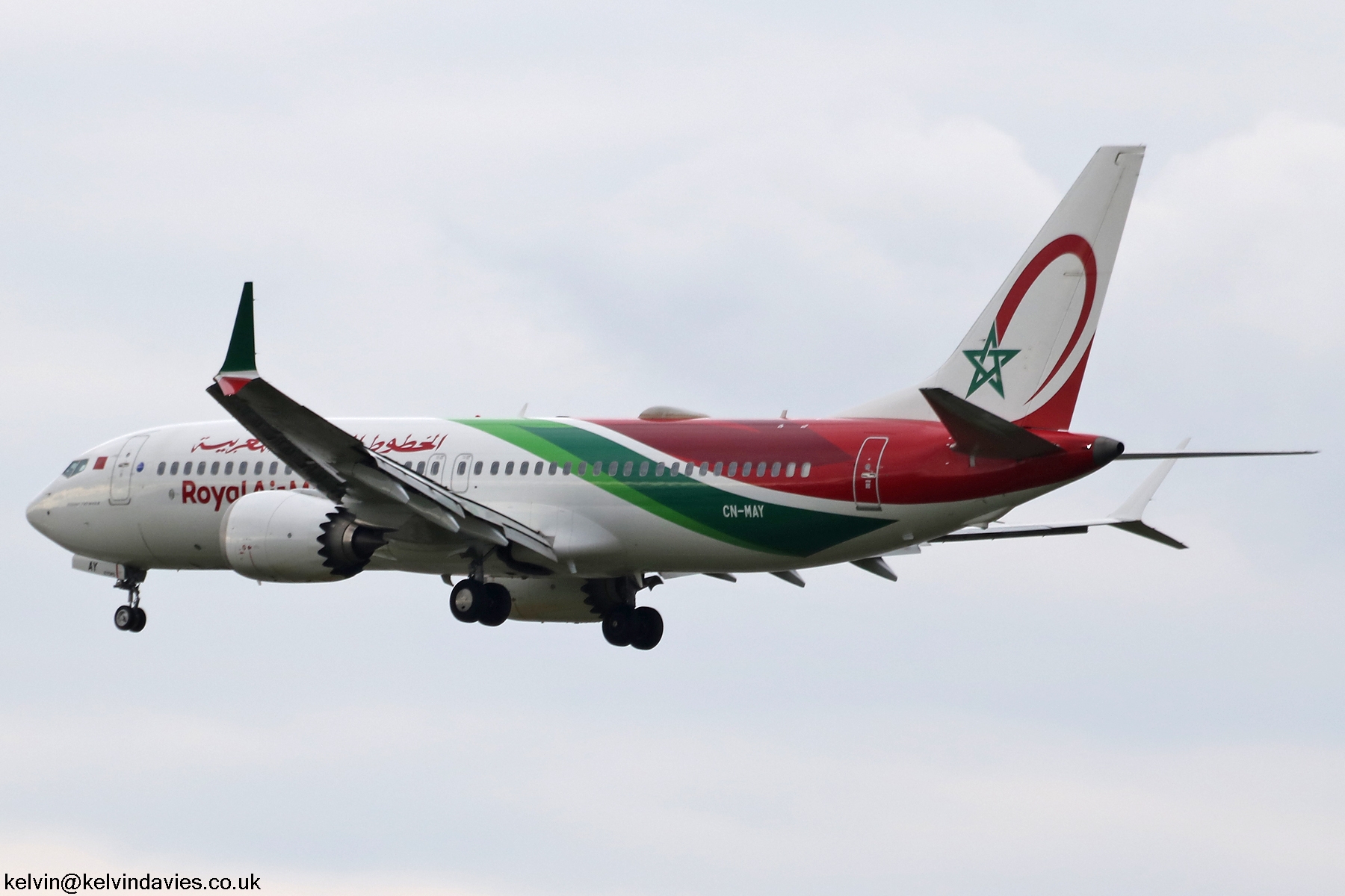 Royal Air Maroc 737MAX CN-MAY