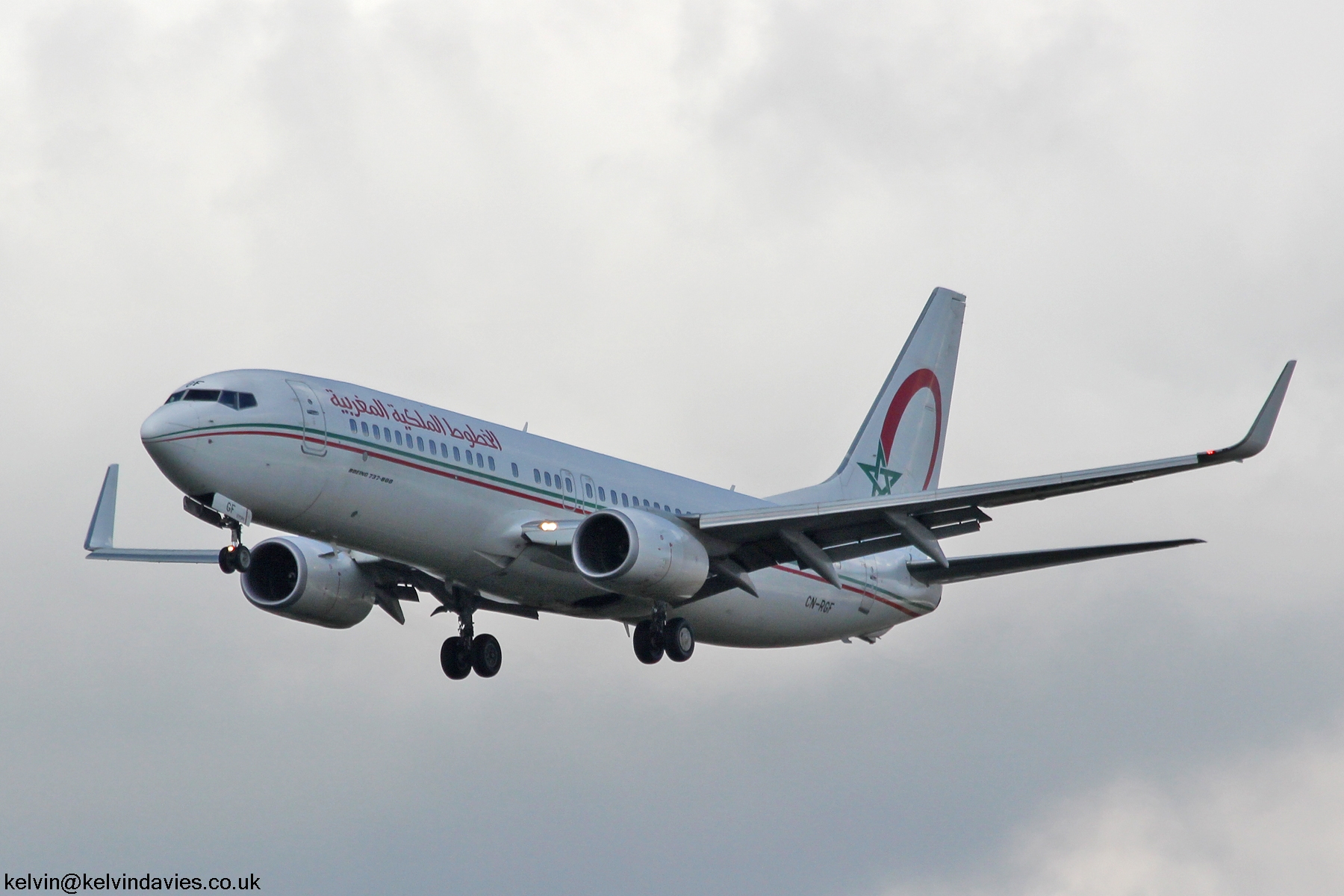 Royal Air Maroc 737NG CN-RGF