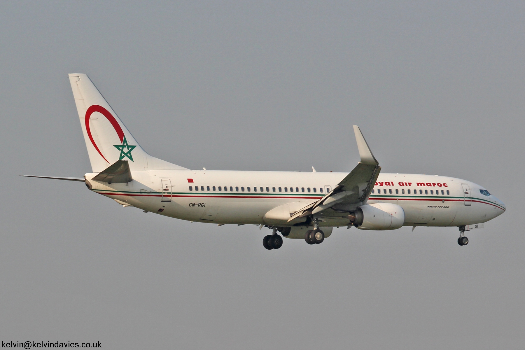 Royal Air Maroc 737 CN-RGI