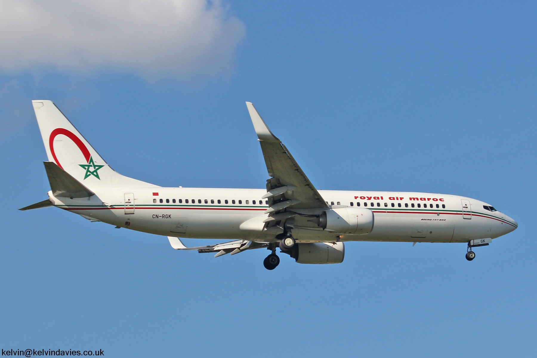 Royal Air Maroc 737NG CN-RGK